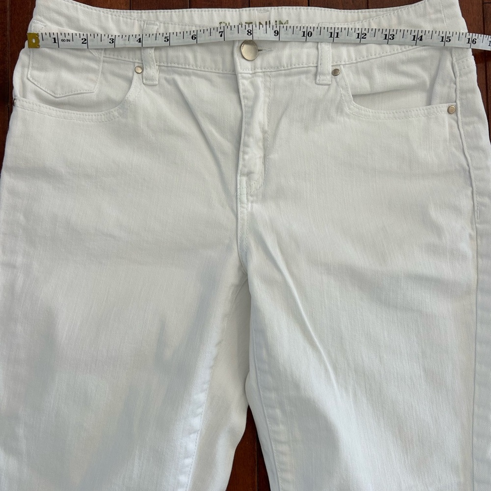 Chico's Platinum White Ankle Jeans Size 0 - Picture 3 of 9